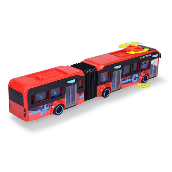 Smoby Autobús Volvo City Bus 40 cm - Juguete de Coches y Vehículos para Niños de 3+ Años