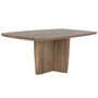 DKD Home Decor Mesa de Comedor de Teca Reciclada Natural 220x110x78