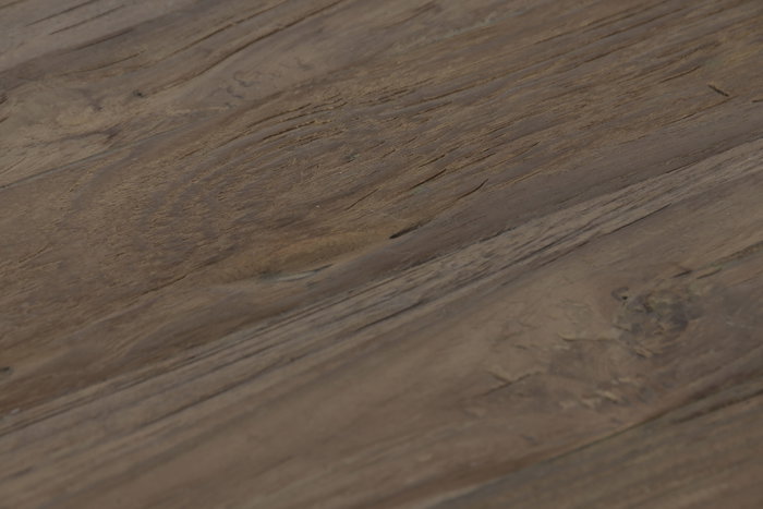 DKD Home Decor 2c24 Mesa Comedor Moderno Natural Teca Reciclada 110 x 78 x 220 cm