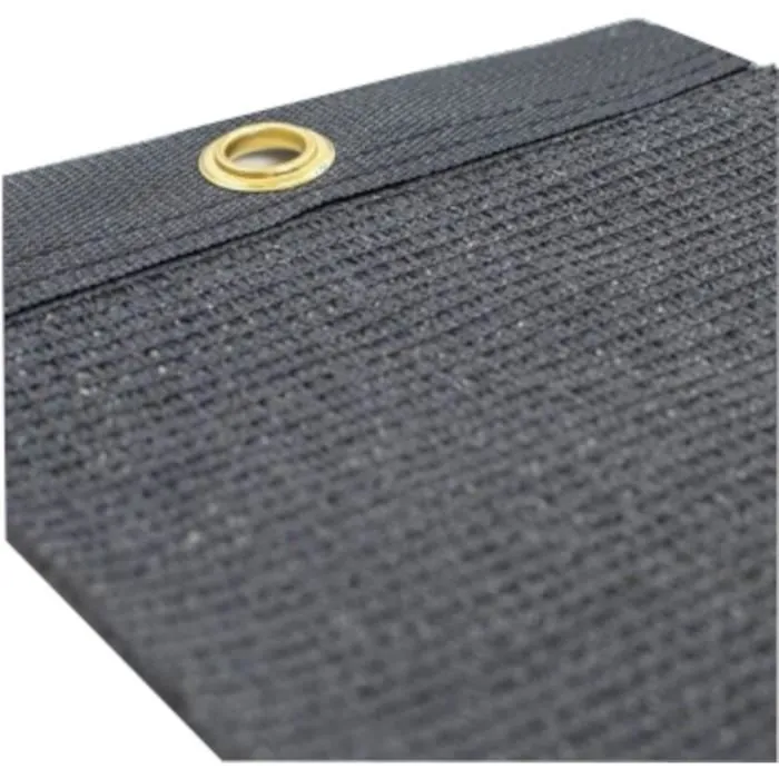 Nature NAT3306134002628 Mampara de privacidad, 1 x 3 m, Blackout 5/5, HDPE 350 g/m², Antracita