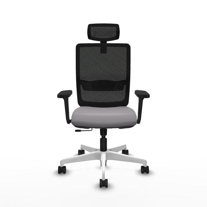 PIQUERAS Y CRESPO Silla de oficina Haches con mecanismo Sincro/Traslack Gris y Negro PIQUERAS Y CRESPO Silla de oficina Haches con mecanismo Sincro/Traslack Gris y Negro