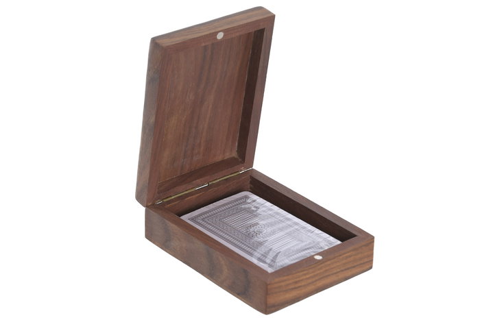 DKD Home Decor Juego Set 2 Sheesham Latón Marrón