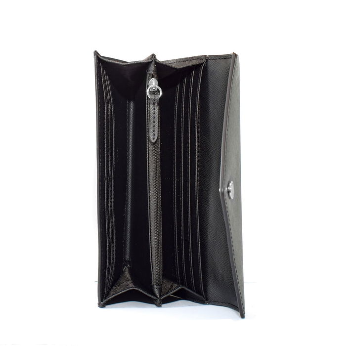 Cartera Mujer Michael Kors 35F3STVE7L-BLACK 19 x 10 x 3 cm