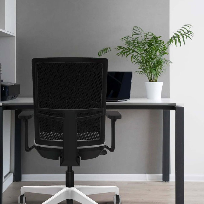 PIQUERAS Y CRESPO Silla de oficina Yunquera con mecanismo Sincro/Traslack, Gris y Negro PIQUERAS Y CRESPO Silla de oficina Yunquera con mecanismo Sincro/Traslack, Gris y Negro