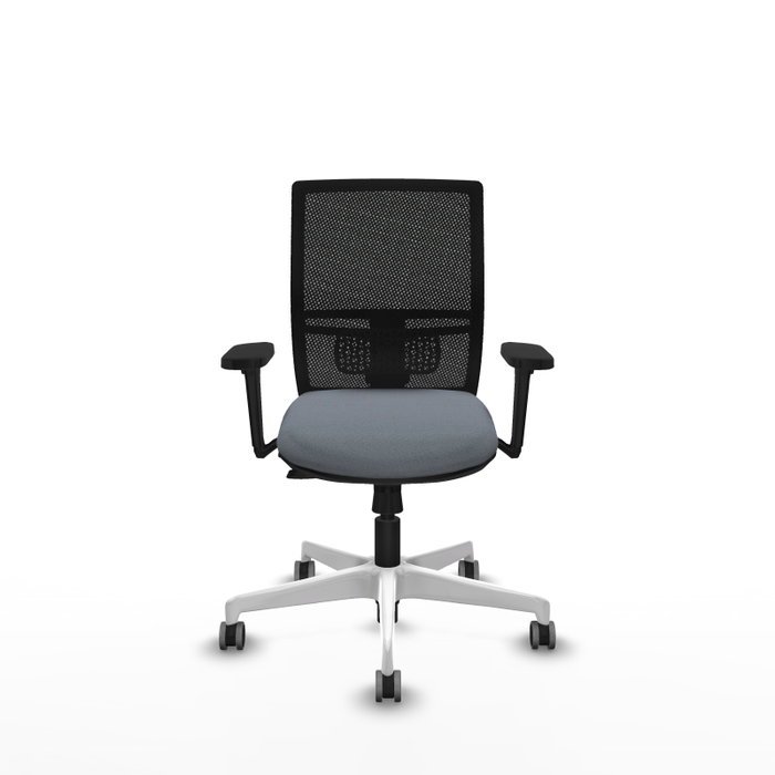 PIQUERAS Y CRESPO Silla de oficina Yunquera con mecanismo Sincro/Traslack, Gris y Negro PIQUERAS Y CRESPO Silla de oficina Yunquera con mecanismo Sincro/Traslack, Gris y Negro
