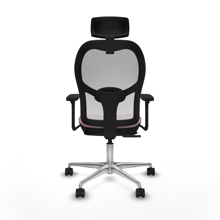 PIQUERAS Y CRESPO Silla de oficina Jorquera con mecanismo Sincro/Traslack, Rosa y Blanco PIQUERAS Y CRESPO Silla de oficina Jorquera con mecanismo Sincro/Traslack, Rosa y Blanco