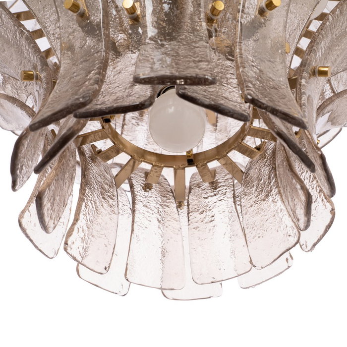 Lámpara Techo Gris Cristal Iluminación 53 X 53 X 76 cm