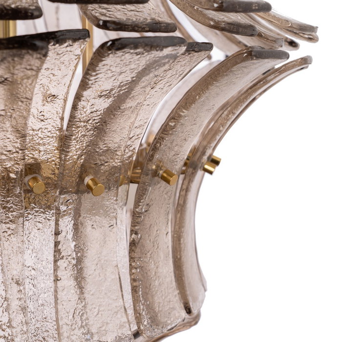 Lámpara Techo Gris Cristal Iluminación 53 X 53 X 76 cm