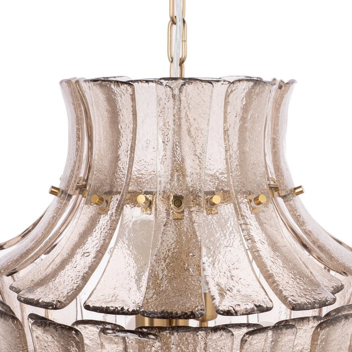 Lámpara Techo Gris Cristal Iluminación 53 X 53 X 76 cm