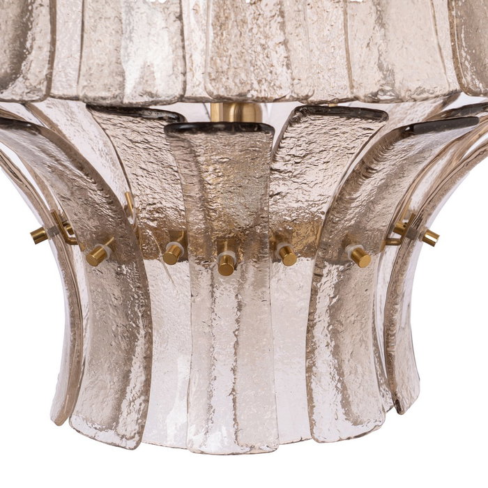 Lámpara Techo Gris Cristal Iluminación 53 X 53 X 76 cm