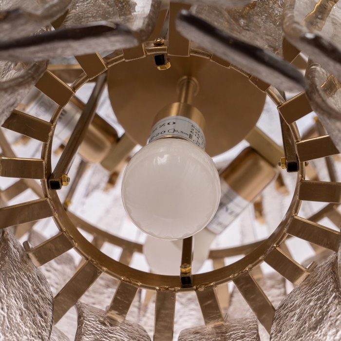 Lámpara Techo Gris Cristal Iluminación 53 X 53 X 76 cm