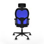 PIQUERAS Y CRESPO Silla de oficina Jorquera Azul Marino y Azul