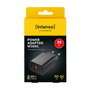 Intenso Cargador de Pared W30AC con 1 x USB-A y 1 x USB-C, 30 W, Negro