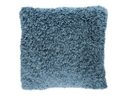 DKD Home Decor Cojín de Poliéster Azul 45x45 cm