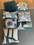 DKD Home Decor Cojín de Poliéster Azul 45x45 cm
