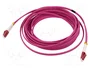 LOGILINK Cable de conexión de fibra óptica OM4 LC/UPC dúplex 2m