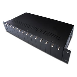 Digitus DN-82000 Chasis para 14 Convertidores de Medios, 2U, Negro