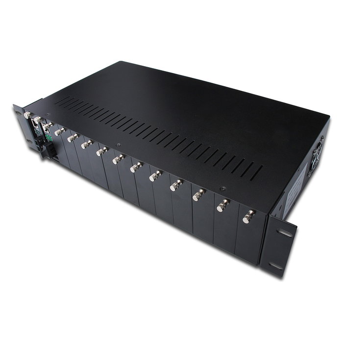 Digitus Chasis 2U 14-Slots Negro Digitus Chasis 2U 14-Slots Negro