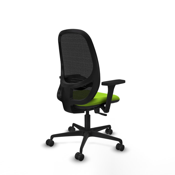 PIQUERAS Y CRESPO Silla de oficina Cilanco con mecanismo Sincro, Pistacho y Negro