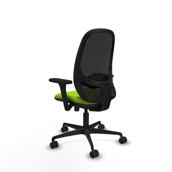 PIQUERAS Y CRESPO Silla de oficina Cilanco con mecanismo Sincro, Pistacho y Negro