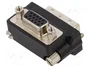 DeLOCK Adaptador VGA Buchse zu DVI 24+5 Pin Stecker angulado a la derecha, Negro