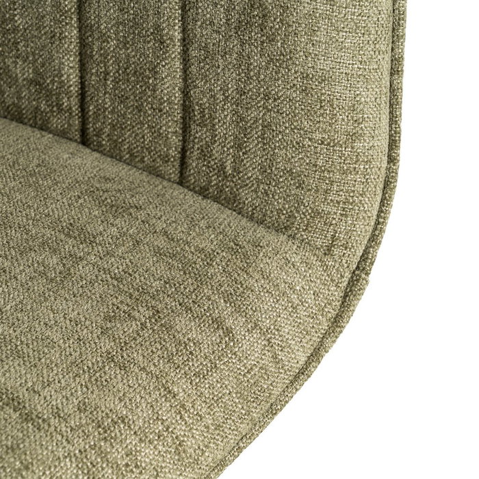 Silla Verde Tejido-Metal Contract 55 X 58,50 X 84 cm (Set de 2)