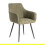 Silla Verde Tejido-Metal Contract 55 X 58,50 X 84 cm (Set de 2)