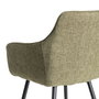 Silla Verde Tejido-Metal Contract 55 X 58,50 X 84 cm (Set de 2)