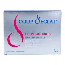 COUP D ECLAT Ampollas Lifting 12Amp. Efecto Lifting Instantáneo 8 Horas, Suaviza Arrugas, Aporta Luminosidad y Mejora Fijación Maquillaje