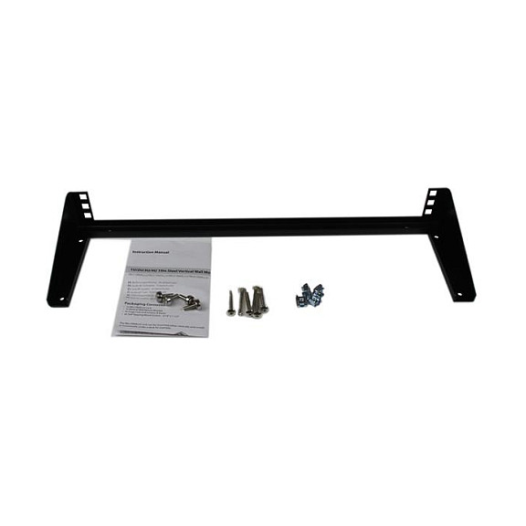 StarTech.com Rack Vertical de Pared 1U 19 pulgadas en Acero Negro