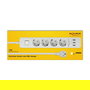 DeLOCK 11206 Regleta 4 Tomas con Protección Sobretensión 3 Puertos USB 1.5 m Blanco