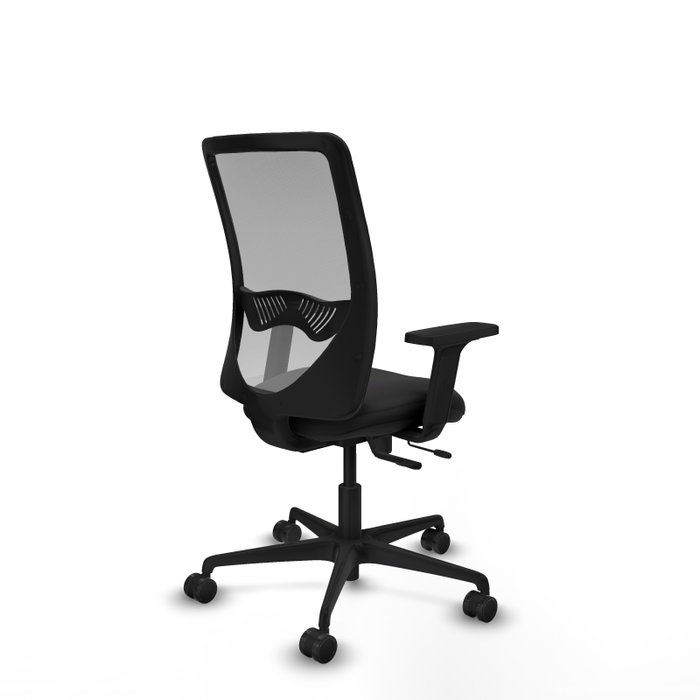PIQUERAS Y CRESPO Silla de oficina Zulema con mecanismo Sincro/Traslack, Negro y Gris PIQUERAS Y CRESPO Silla de oficina Zulema con mecanismo Sincro/Traslack, Negro y Gris