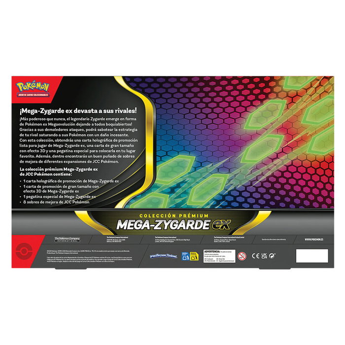 POKEMON JUEGO DE CARTAS Blister Premium Ex Mega-Zygarde (Español)