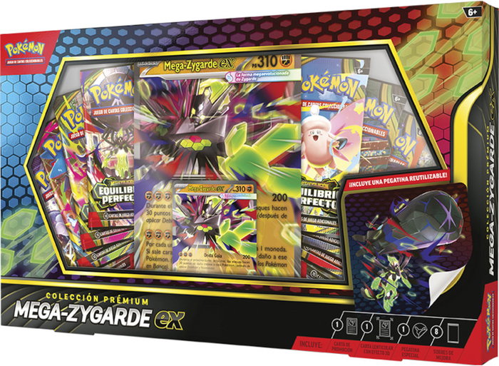 POKEMON JUEGO DE CARTAS Blister Premium Ex Mega-Zygarde (Español)