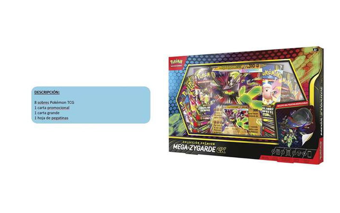 POKEMON JUEGO DE CARTAS Blister Premium Ex Mega-Zygarde (Español)