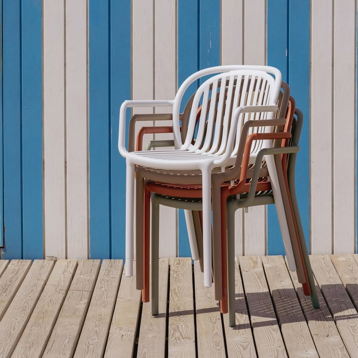 Silla Apilable Polipropileno Contract 57 X 57 X 78 cm (Set de 2)