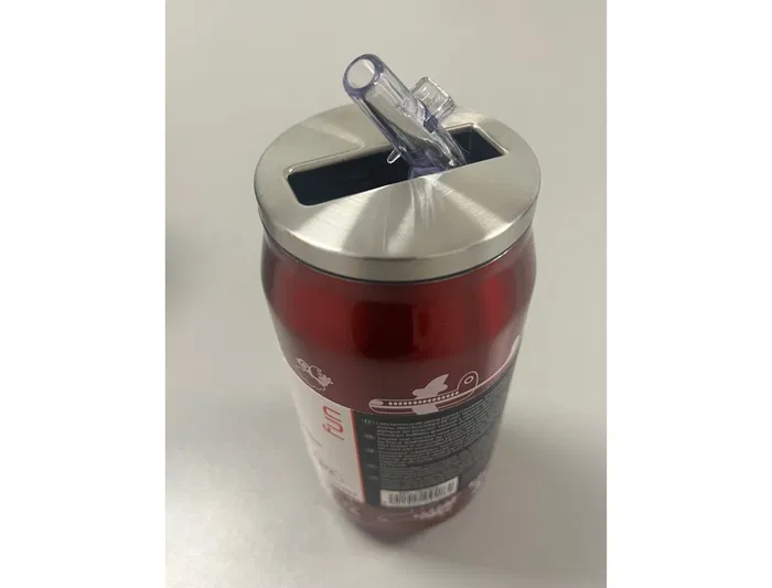 Ibili Lata Térmica Isotérmica ECO 330 ml Doble Acero Inox 18/10 Libre BPA con Cierre Roscado Hermético