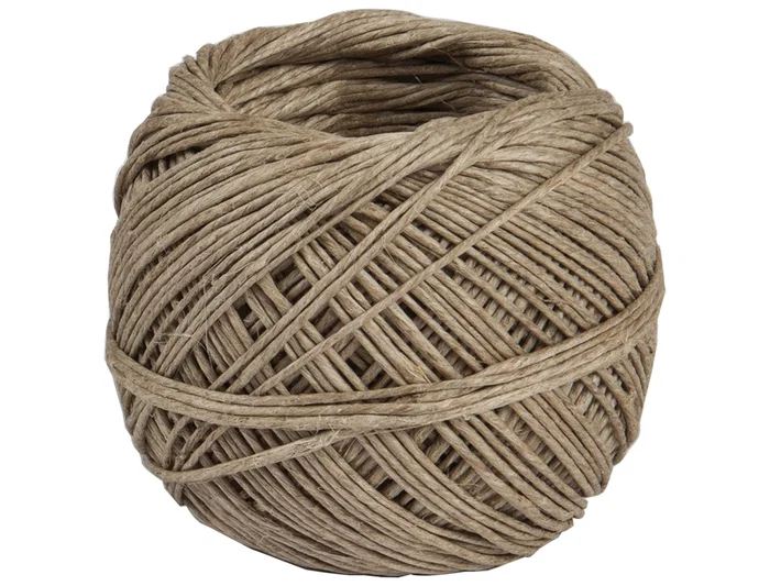 Blanca Cuerda Cánamo Natural Pulido Bobina 100 g