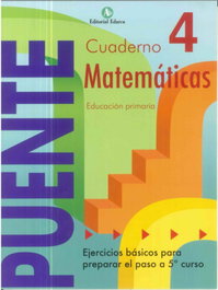 Puente, matemáticas, 4 Educación Primaria, Rosa María Martín Fuster - NADAL EDARCA EDITORIAL