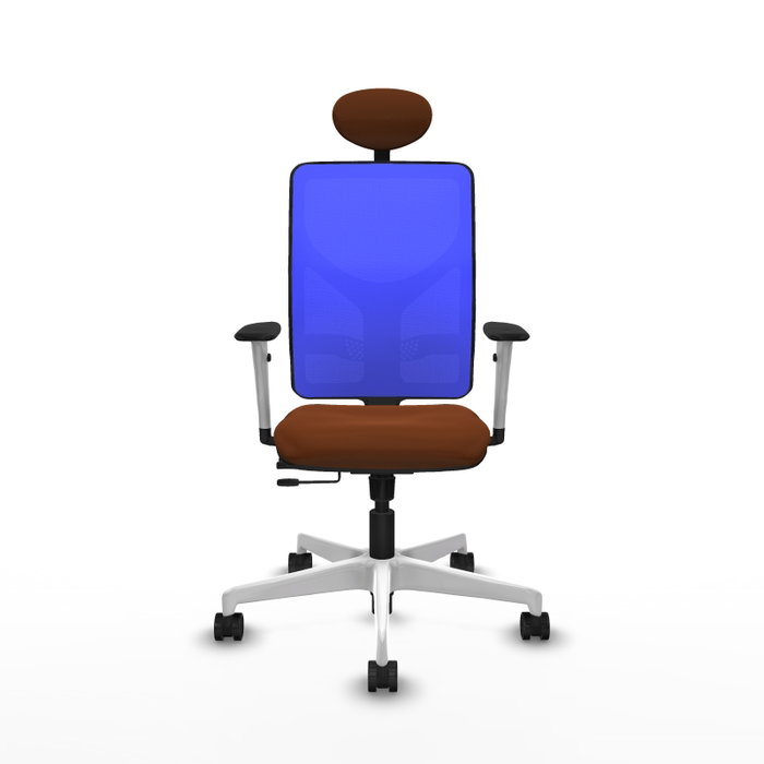 PIQUERAS Y CRESPO Silla de oficina Motilla con mecanismo Sincro/Traslack, Azul y Marrón PIQUERAS Y CRESPO Silla de oficina Motilla con mecanismo Sincro/Traslack, Azul y Marrón