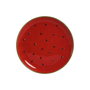 DKD Home Decor Plato Moderno Fruits 24 Rojo Verde 27.5 cm