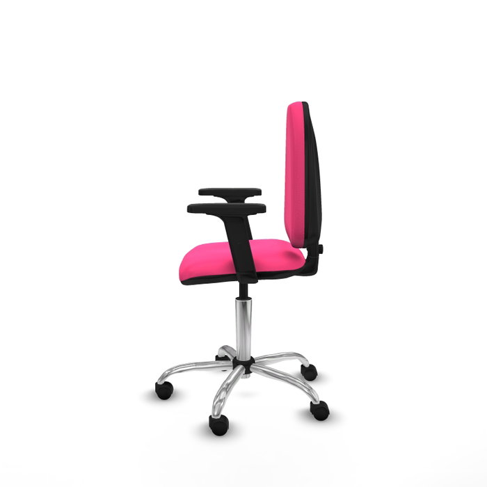 PIQUERAS Y CRESPO Silla de oficina Aýna Rosa con Brazos 2D PIQUERAS Y CRESPO Silla de oficina Aýna Rosa con Brazos 2D