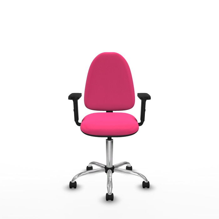 PIQUERAS Y CRESPO Silla de oficina Aýna Rosa con Brazos 2D PIQUERAS Y CRESPO Silla de oficina Aýna Rosa con Brazos 2D