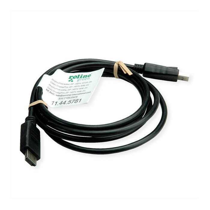 ROLINE Cable DisplayPort a HDMI 2m 11445781 ROLINE Cable DisplayPort a HDMI 2m 11445781
