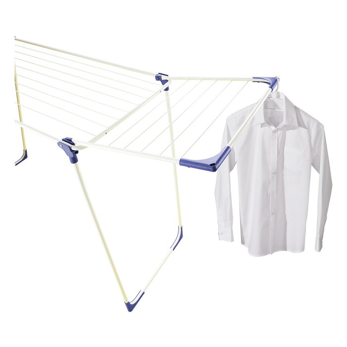 Leifheit CLASSIC Solid 180 Tendedero de pie Blanco/Azul