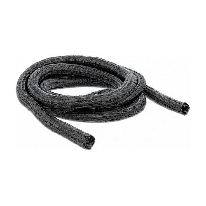 DeLOCK 18852 Funda trenzada de cierre automático 2 m x 9 mm Negro DeLOCK 18852 Funda trenzada de cierre automático 2 m x 9 mm Negro