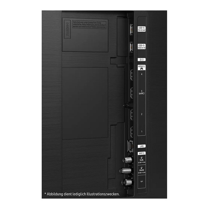 SAMSUNG QN90F 139 cm (55") Neo QLED 4K UHD Smart TV 3840x2160 165Hz QLED HDR+ Dolby Atmos HDMI 2.1 USB LAN WLAN Bluetooth Titan Black