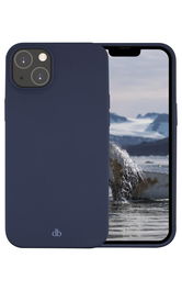 dbramante1928 Funda Greenland para iPhone 14 Max, Pacific Blue - Protección de Impacto, Plástico Reciclado y Recargable, Compatible con Carga Inalámbrica