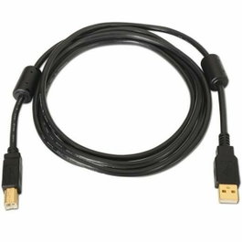 Aisens Cable USB 2.0 Impresora con Ferrita Tipo A/M - B/M, 5m, Negro