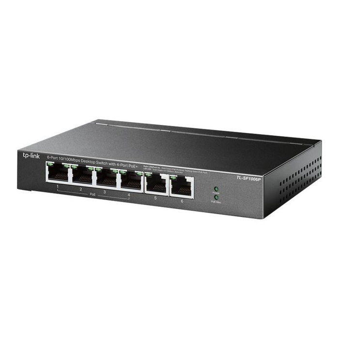 TP-Link Switch TL-SF1006P Ethernet 5 Puertos 10/100 Mbps (OEN: TL-SF1006P)